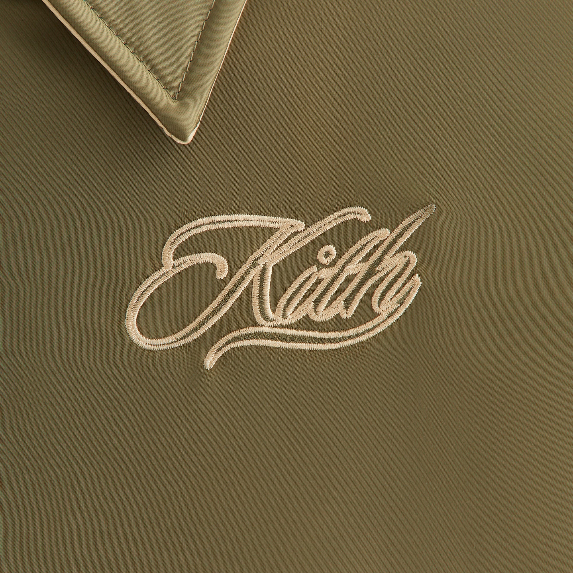 Kith Women Reversible Landry IV Cropped Satin Bomber Jacket - Canopy