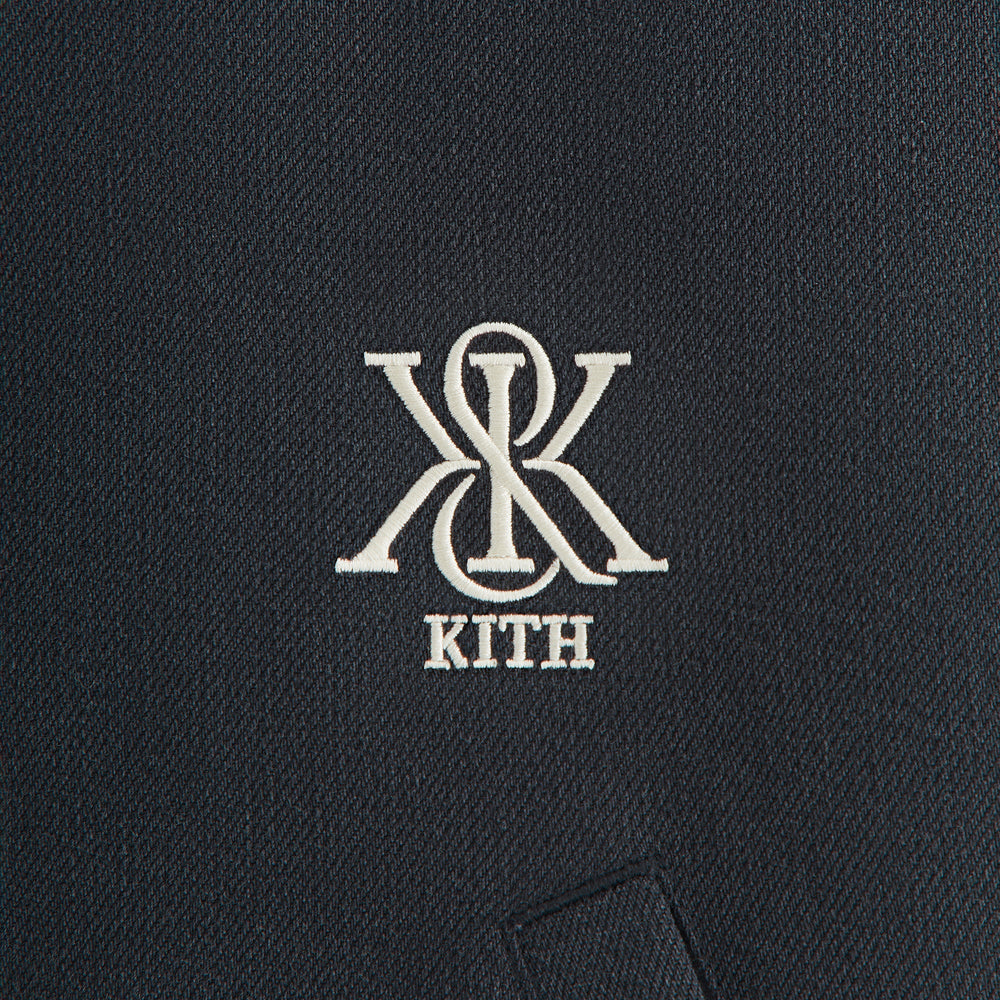 Kith Women Bex Cropped Denim Puffer - Washed Black