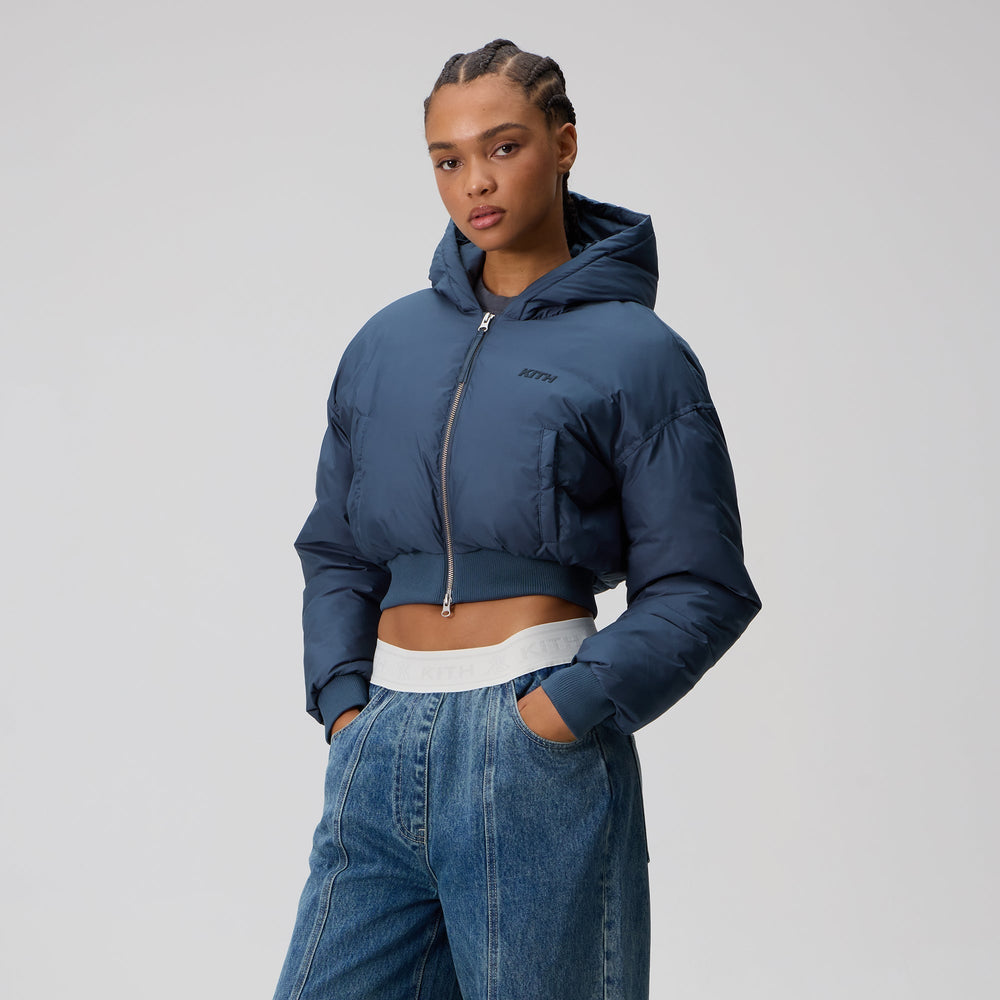 Kith Women Bex Cropped Nylon Puffer - Resolve