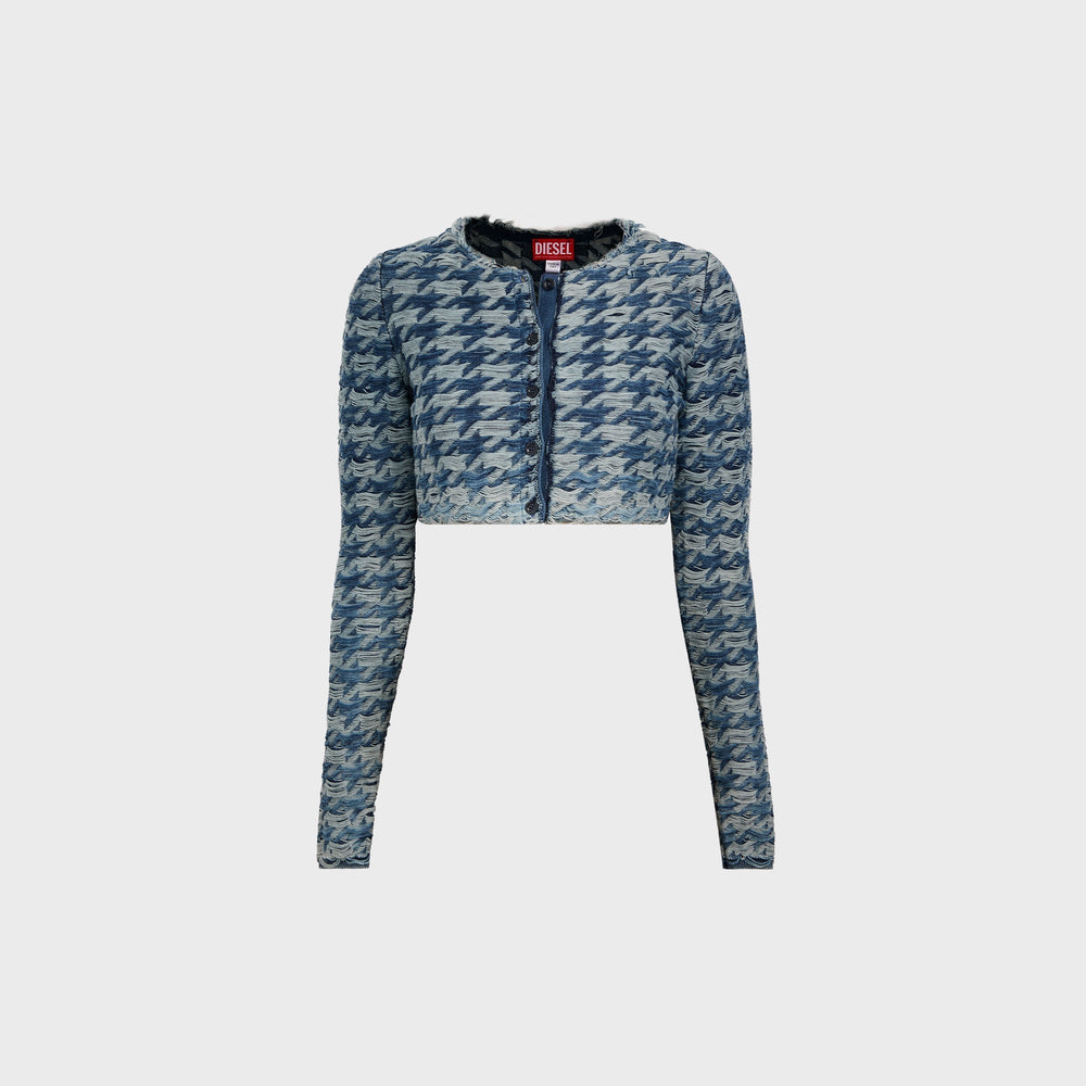 Diesel M-Hella Knitted Cardigan - Blue