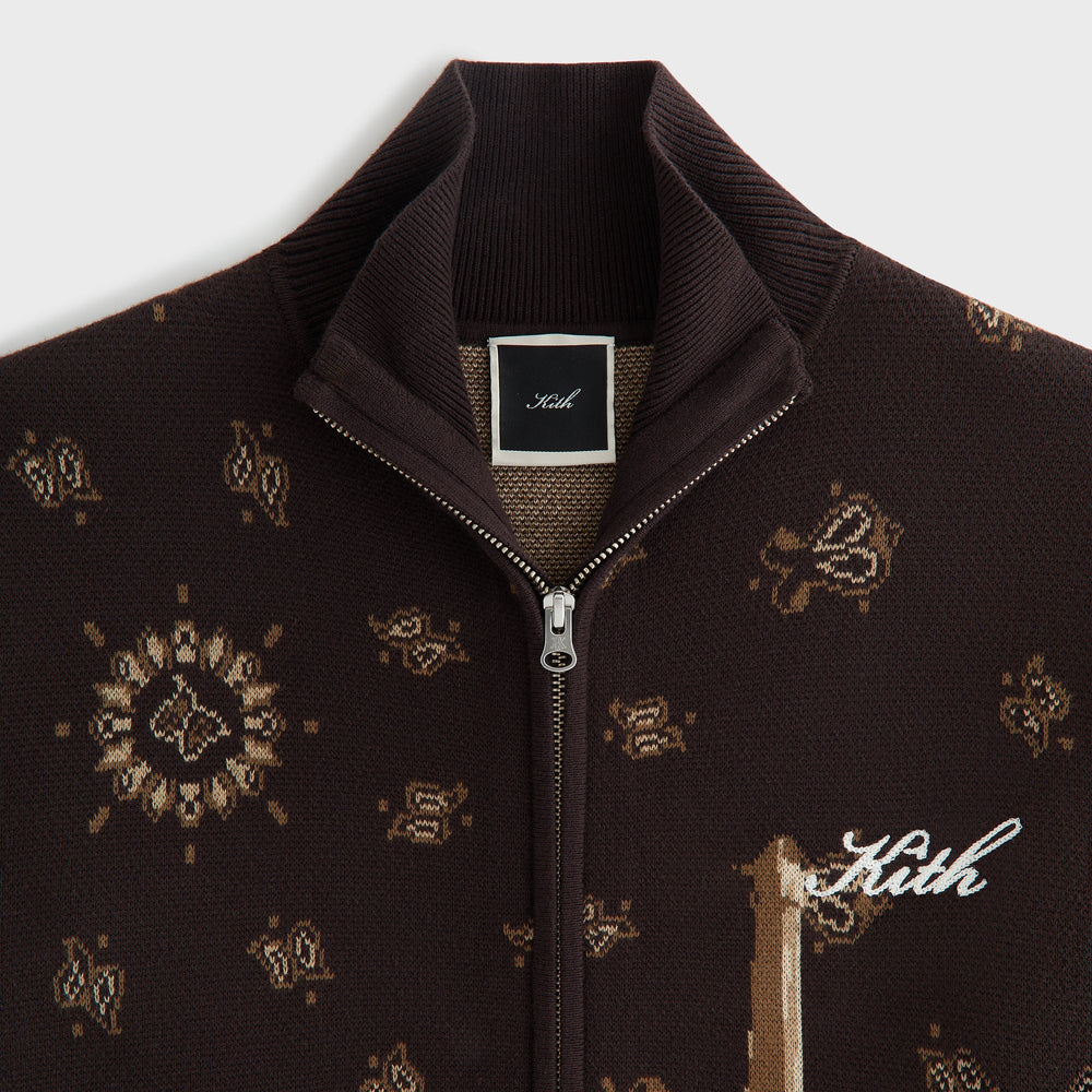 Kith Women Oversized Wyler Desert Full Zip Sweater - Incognito