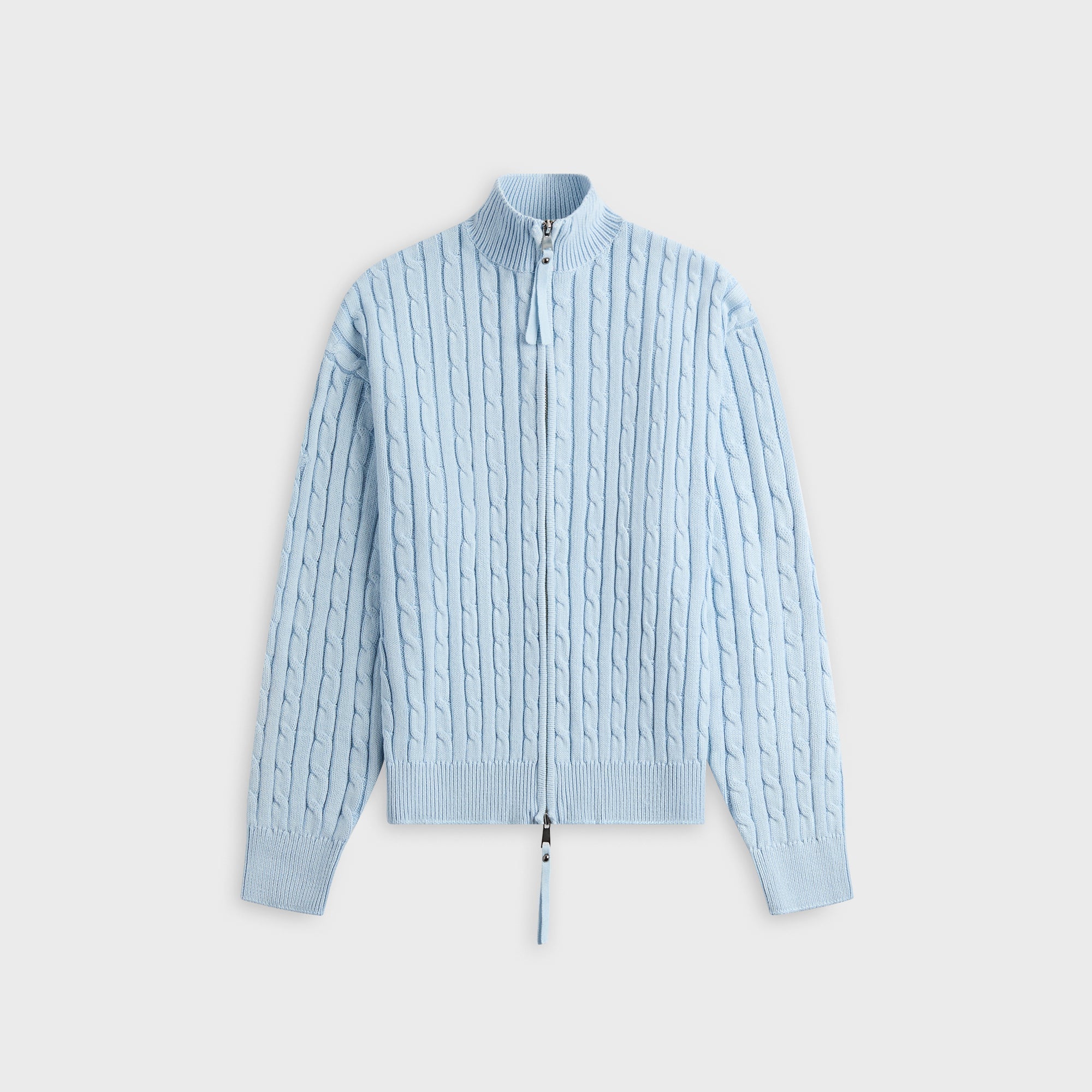 Frankies Bikinis Bea Cable Knit Sweater - Daydream