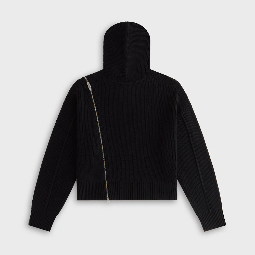 Kith Women Juni Zipper Sweater Hoodie - Black