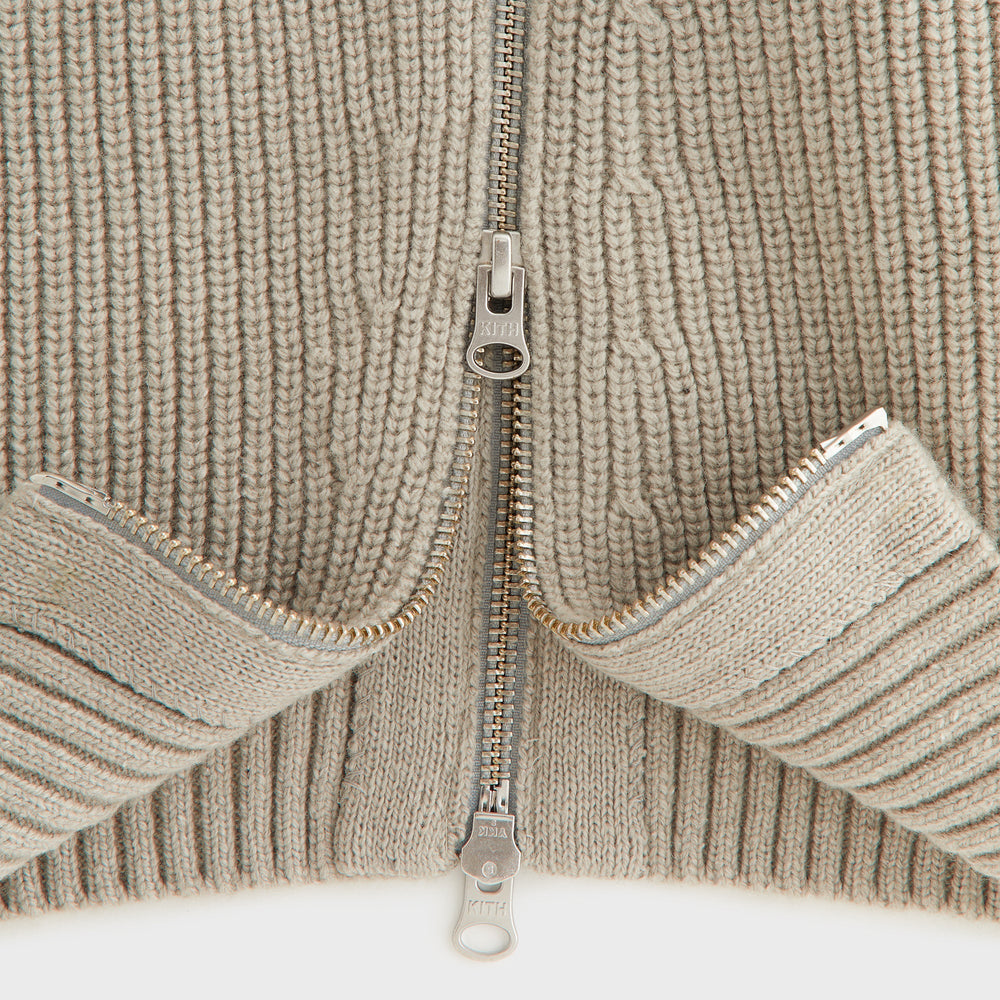 Kith Women Juni Zipper Sweater Hoodie - Pacify