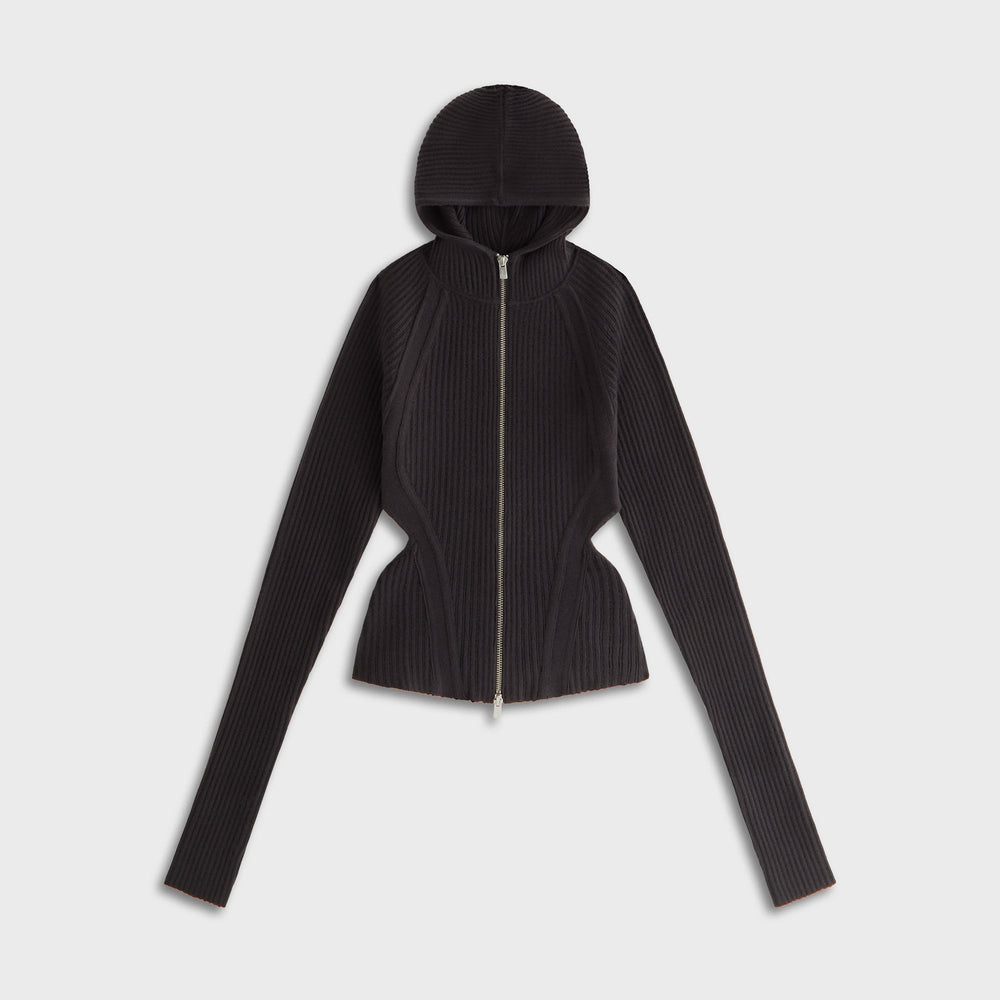 Kith Women Mina Backless Sweater Hoodie - Hematite