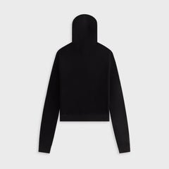 Kith Women Adley Shrunken Sweater Hoodie - Black
