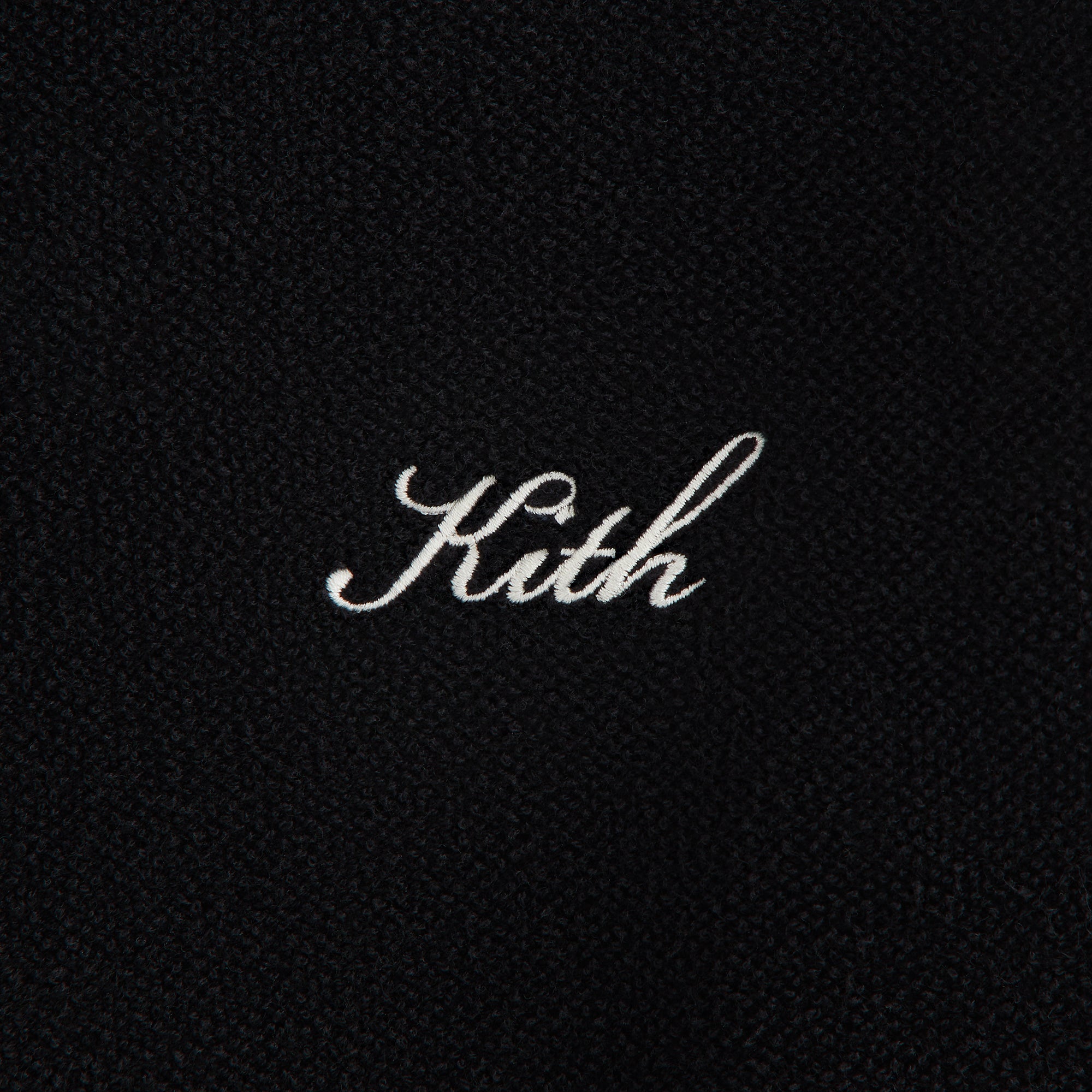 Kith Women Adley Shrunken Sweater Hoodie - Black