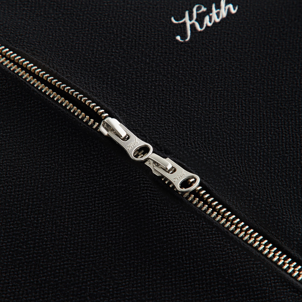 Kith Women Adley Shrunken Sweater Hoodie - Black