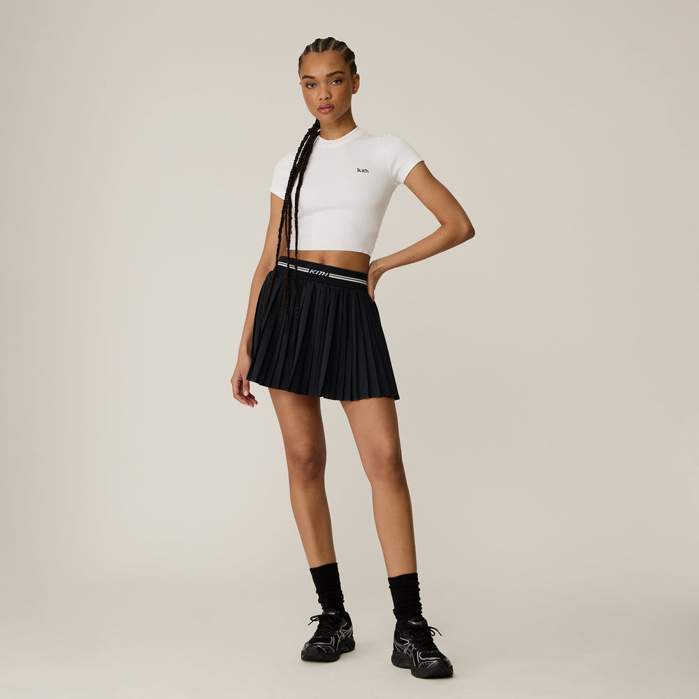 Kith Women Amaya II Pleated Skirt - Black