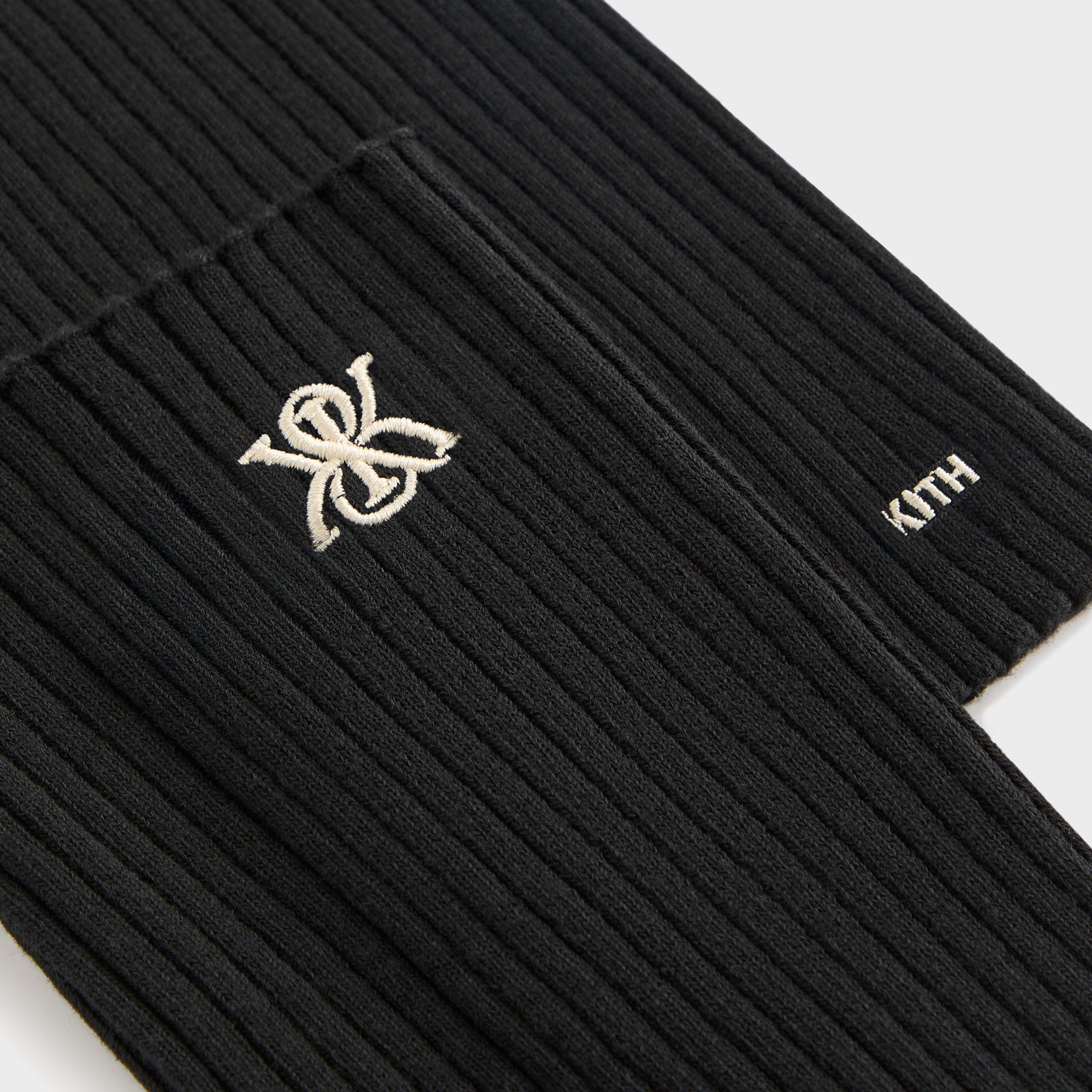 Kith Women Crest Logo Leg Warmer - Black
