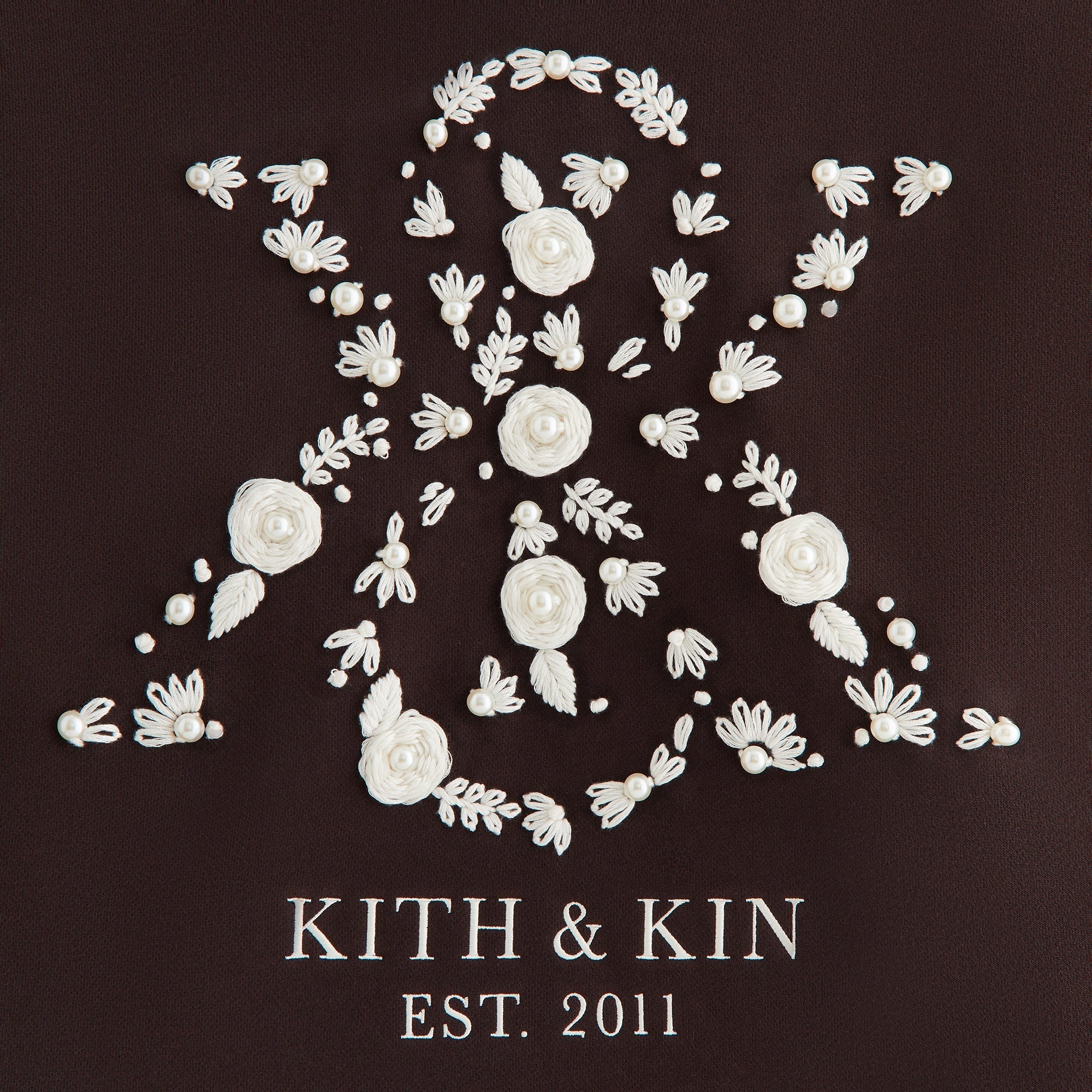 Kith Women Maverick Pearl Crest Hoodie - Incognito