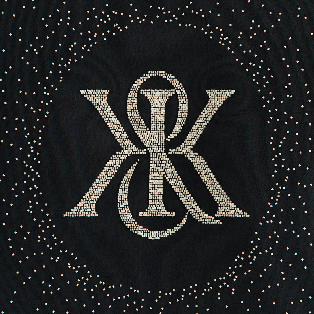 Kith Women Maverick Beaded Crest Hoodie - Black