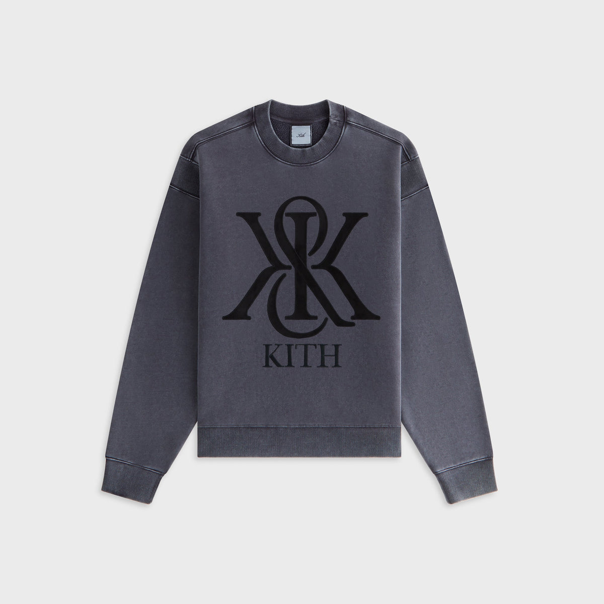 Kith Women Asher III Crest Crewneck - Black