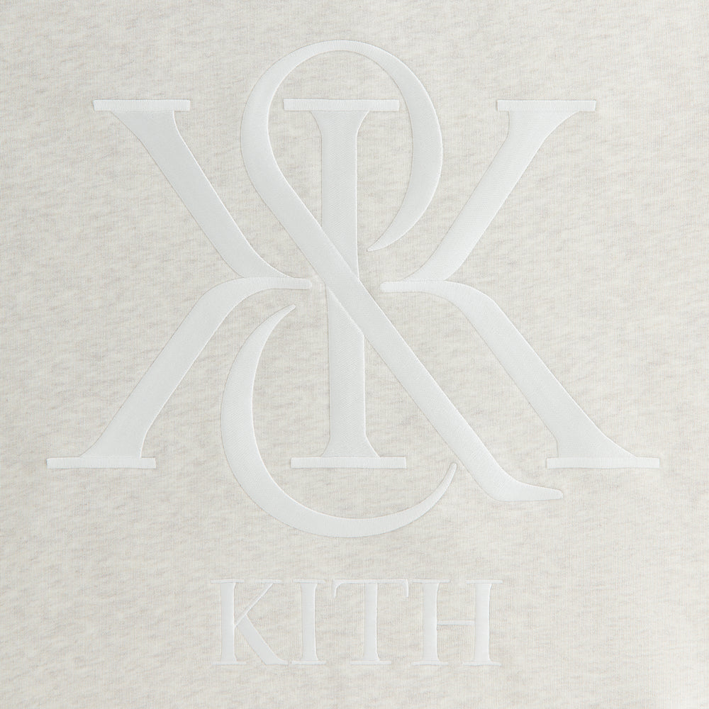 Kith Women Asher III Crest Crewneck - Sandy Heather