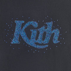 Kithmas Women Mulberry Vintage Embellished Swash Logo Tee - Black