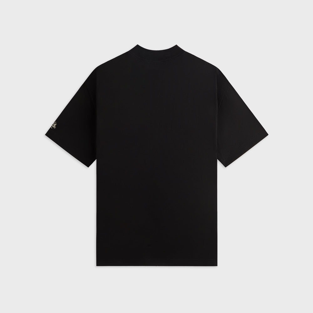 Kith Women Mockneck Vintage NY Apple Tee - Black