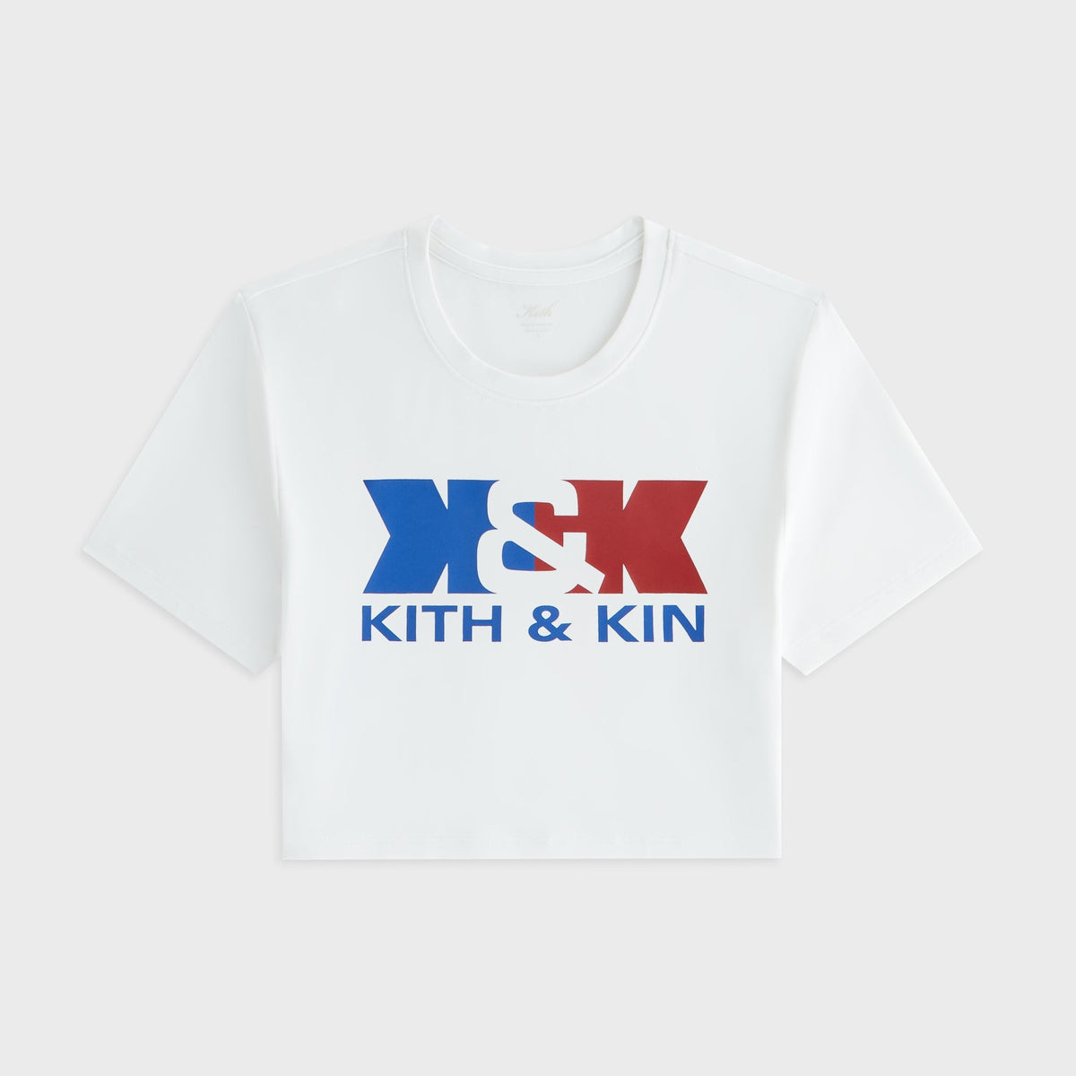 Kith Women Misha Crop Kith & Kin Sport Tee - White
