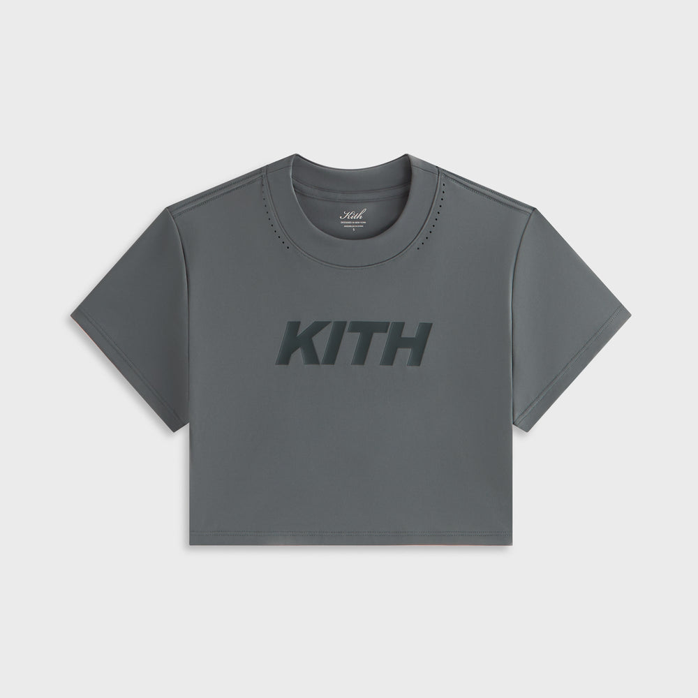 Kith Women Misha Crop Speed Logo Tee - Machine