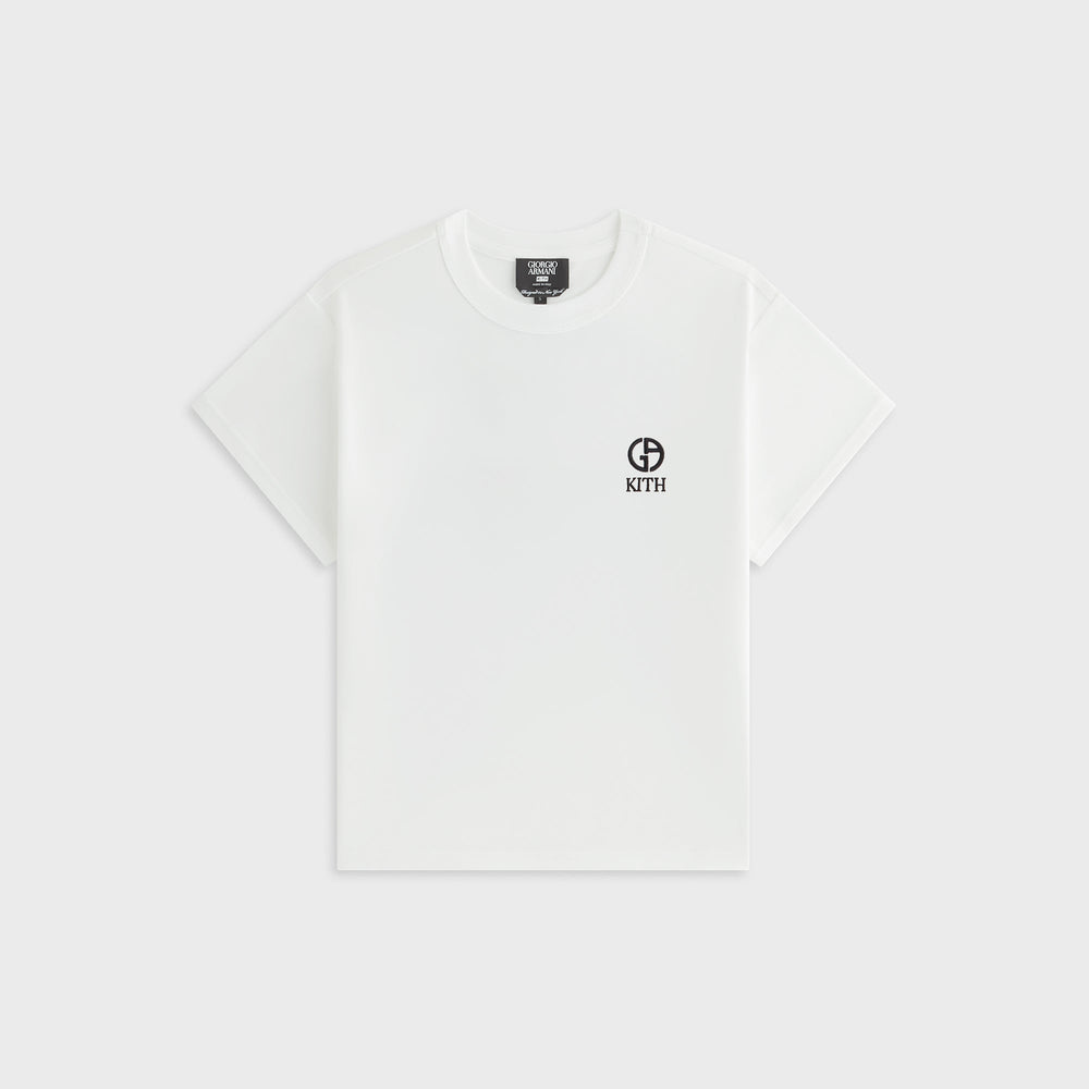 Giorgio Armani & Kith Women Mulberry Vintage Tee - White