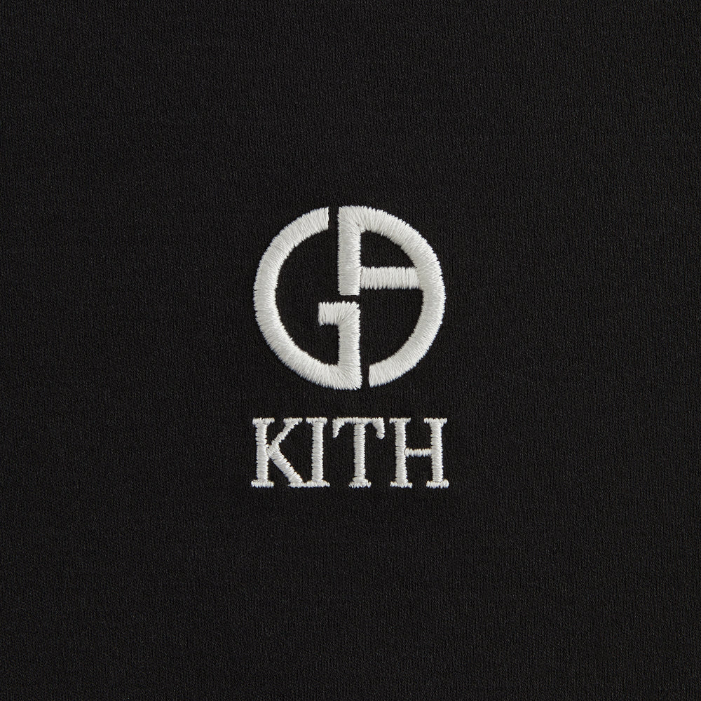 Giorgio Armani & Kith Women Mulberry Vintage Tee - Black