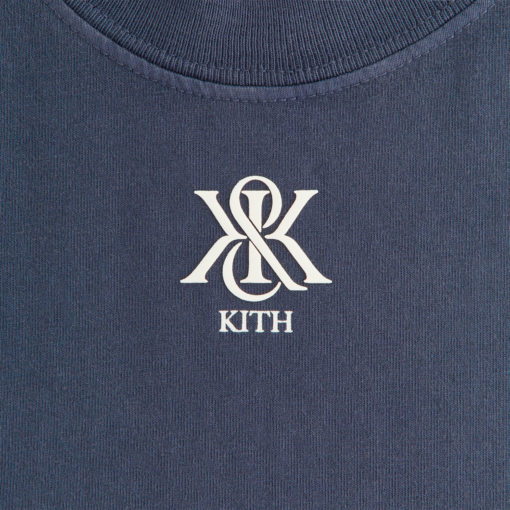 Kith Women Mock Neck Vintage Tee - Nocturnal