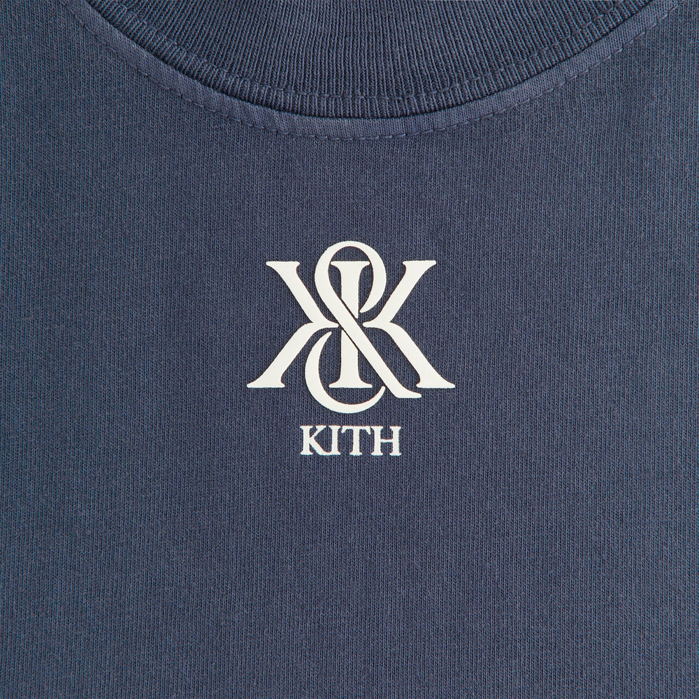 Kith Women Mock Neck Vintage Tee - Nocturnal