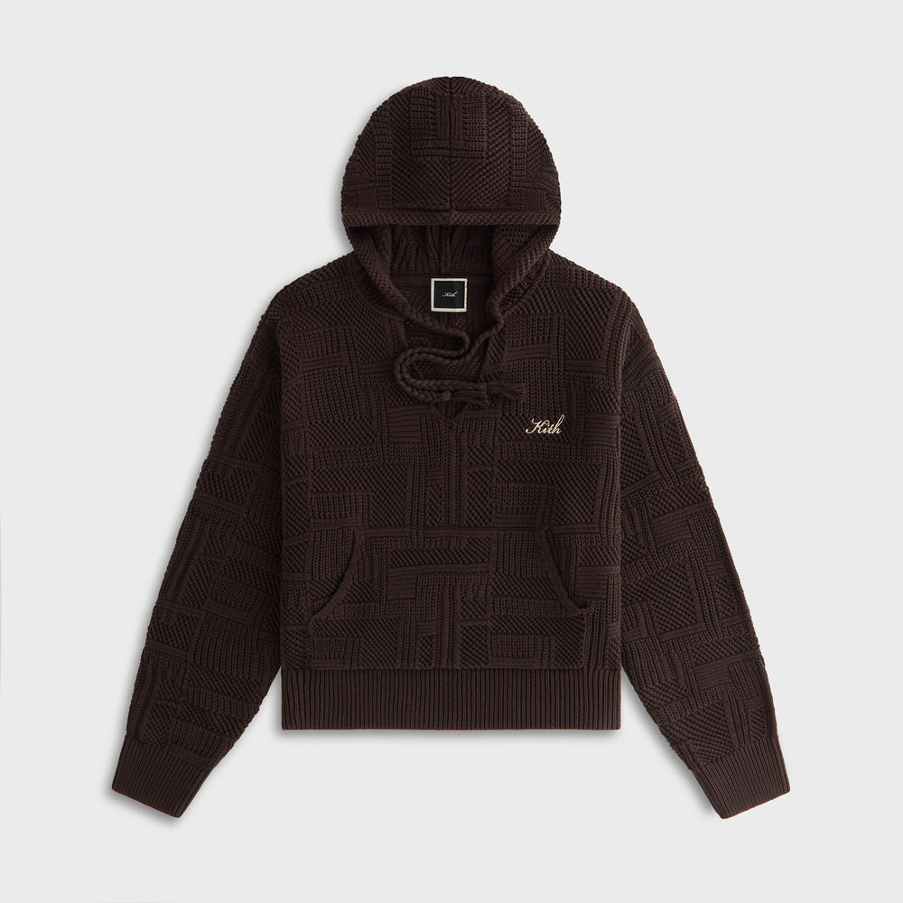 Kith Women Celyse II Patchwork Sweater Hoodie - Incognito