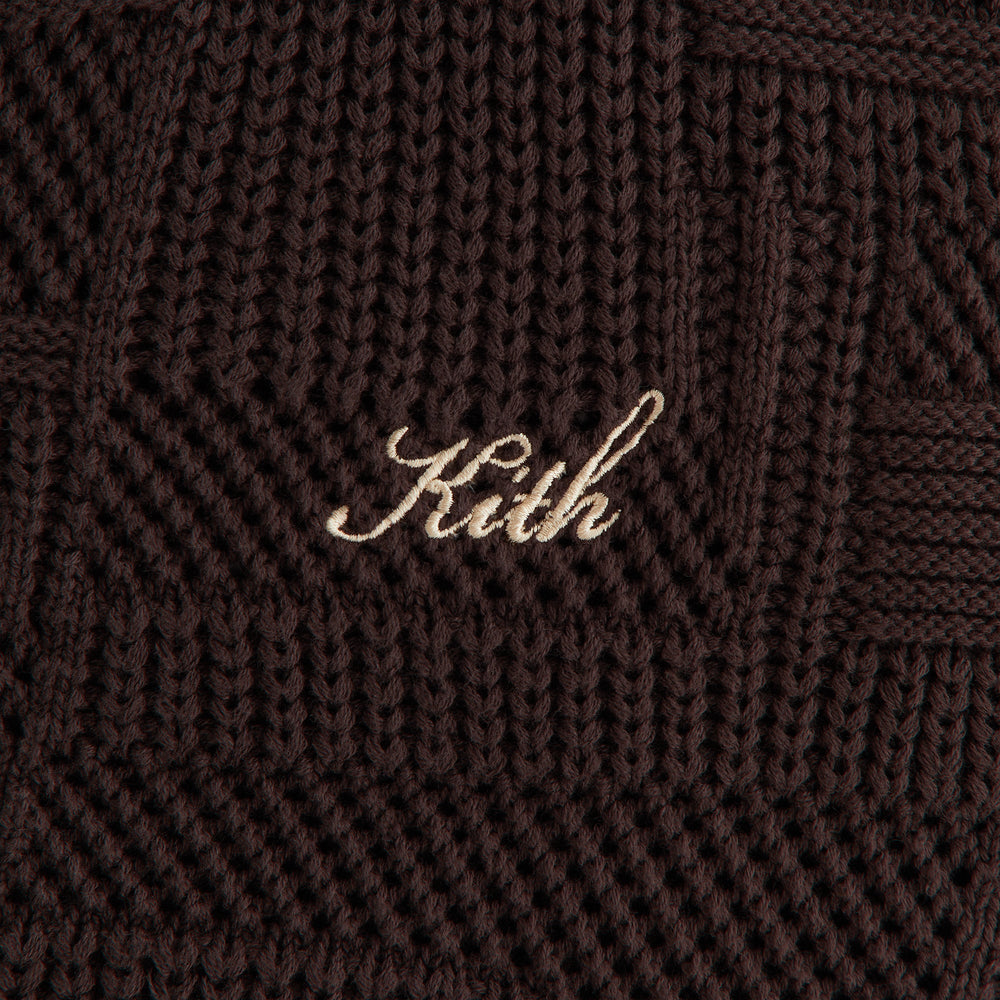 Kith Women Celyse II Patchwork Sweater Hoodie - Incognito