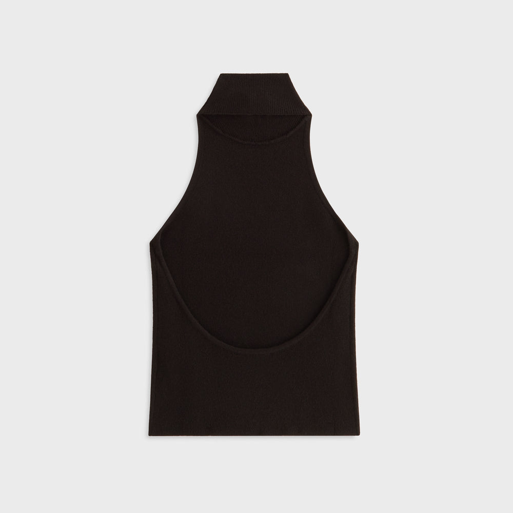 Kith Women Jaden Halter Sweater Tank - Black
