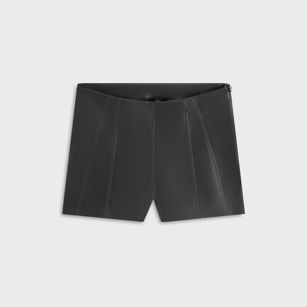 Kith Women Somi Faux Leather Hot Short - Black
