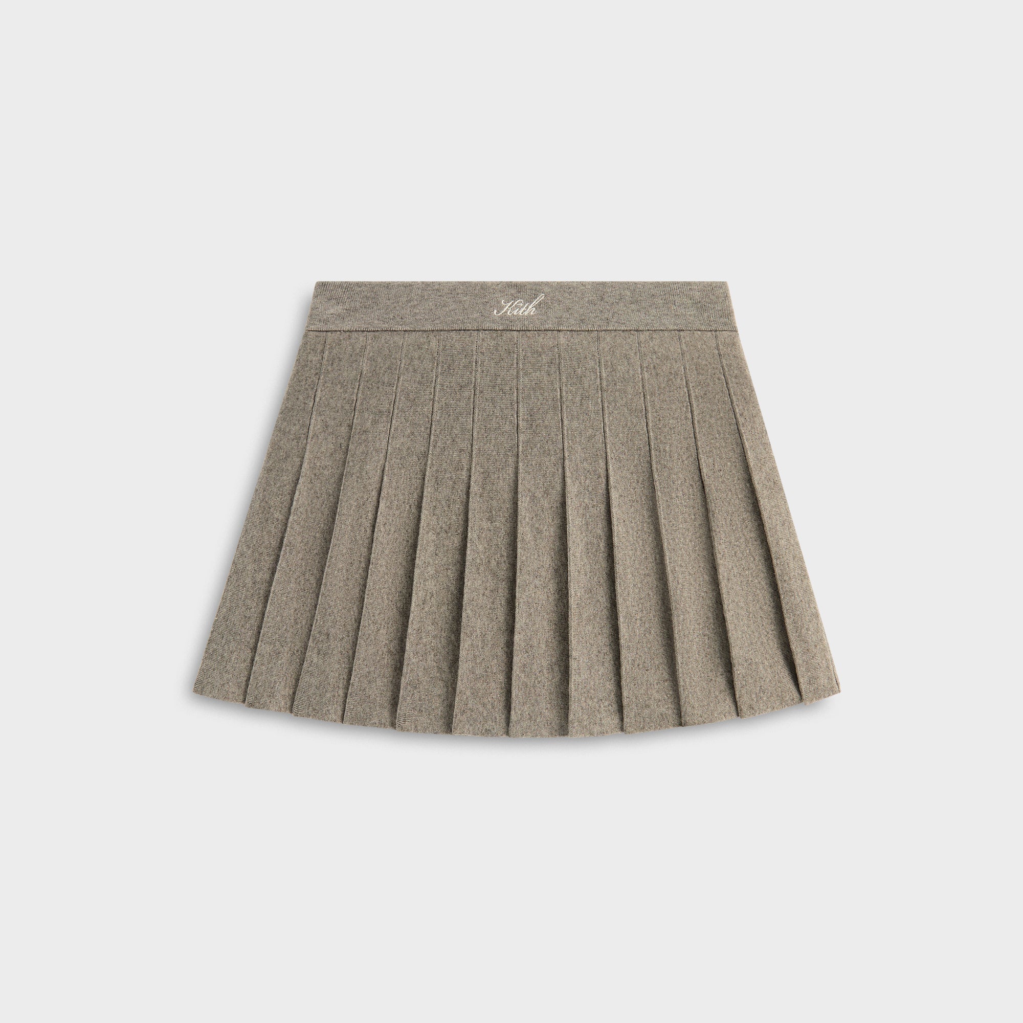 Kith Women Hana Pleated Sweater Skort - Graphite