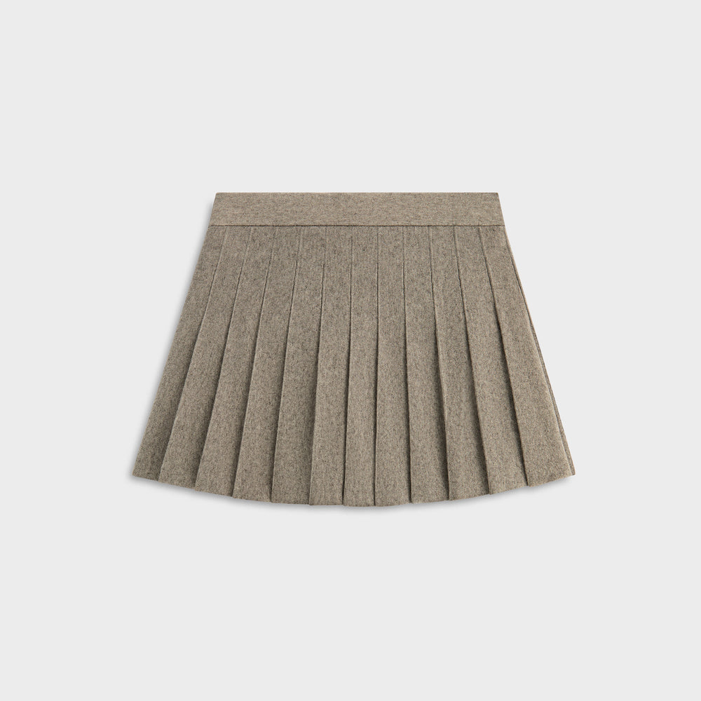 Kith Women Hana Pleated Sweater Skort - Graphite