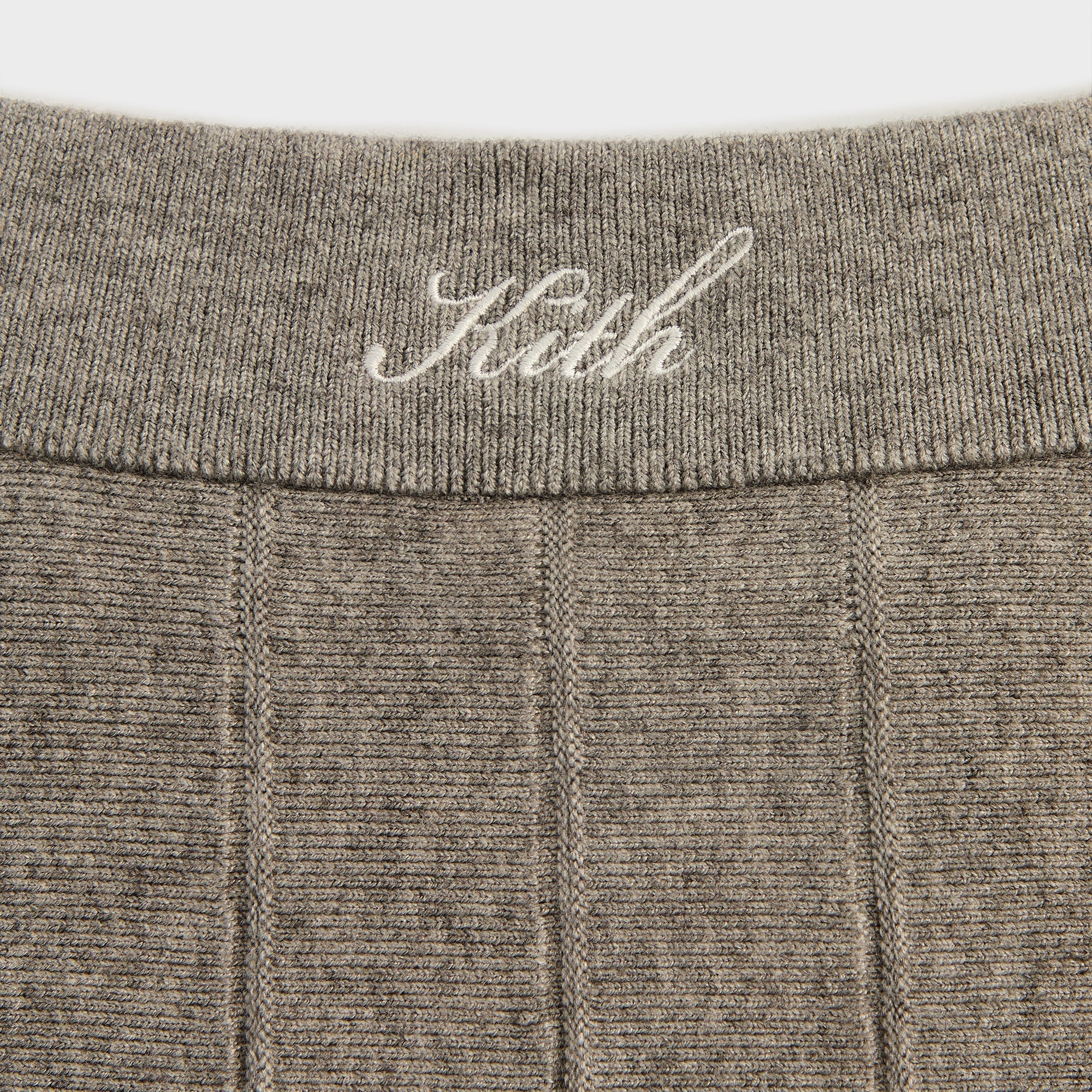 Kith Women Hana Pleated Sweater Skort - Graphite