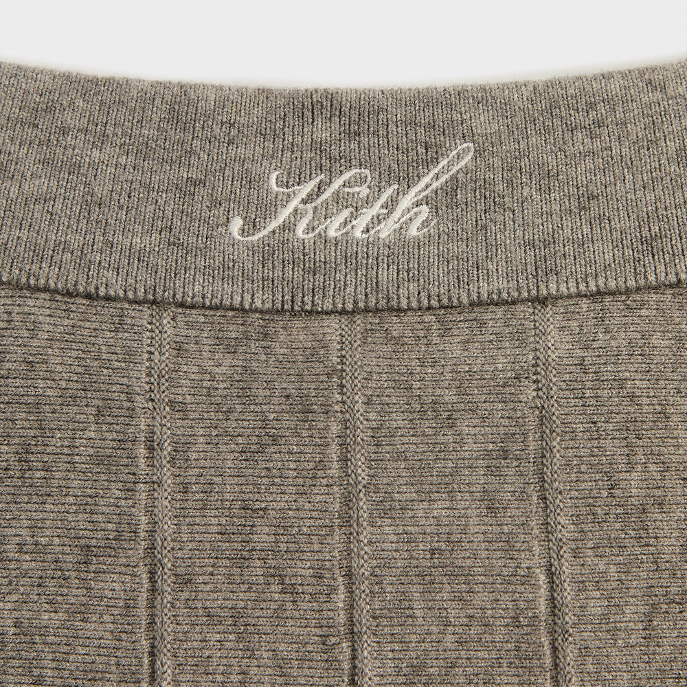 Kith Women Hana Pleated Sweater Skort - Graphite