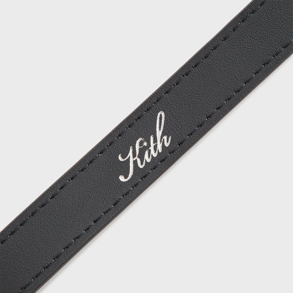 Kith Women Vintage Western Buckle Leather Belt - Black