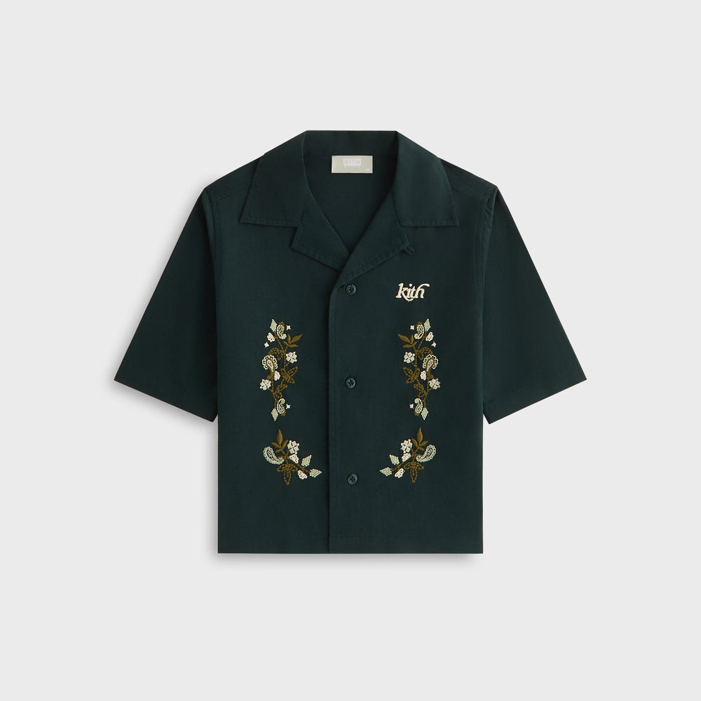 Kith Kids Novelty Thompson Camp Collar Shirt - Stadium