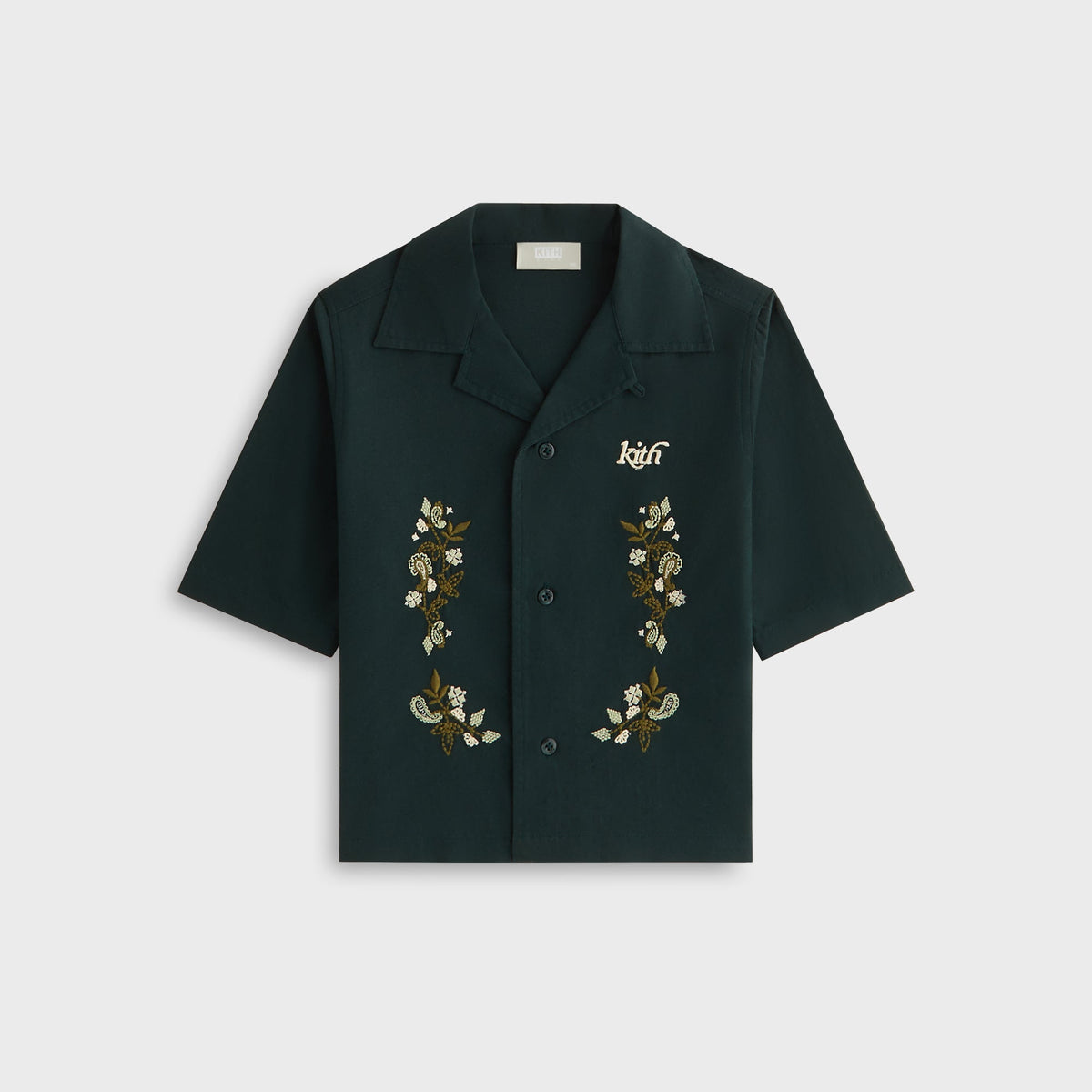 Kith Kids Novelty Thompson Camp Collar Shirt - Stadium
