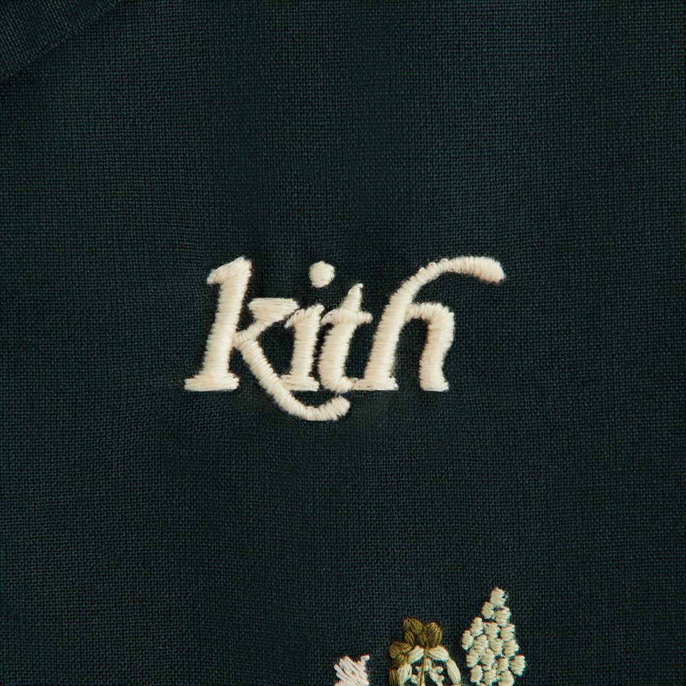 Kith Kids Novelty Thompson Camp Collar Shirt - Stadium