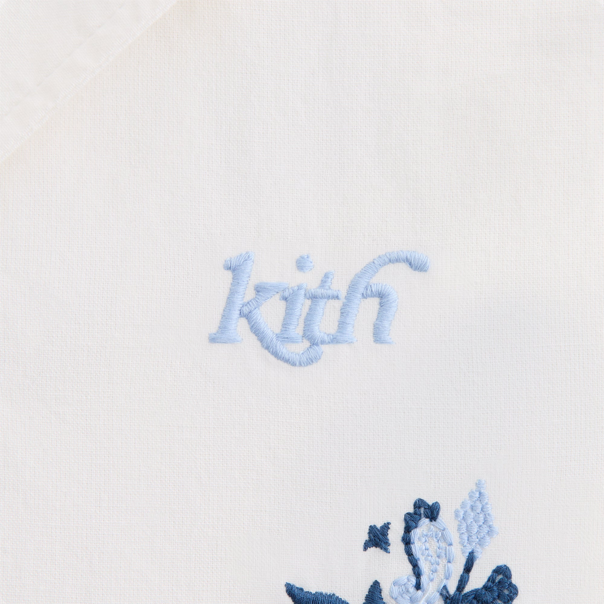 Kith Kids Novelty Thompson Camp Collar Shirt - White