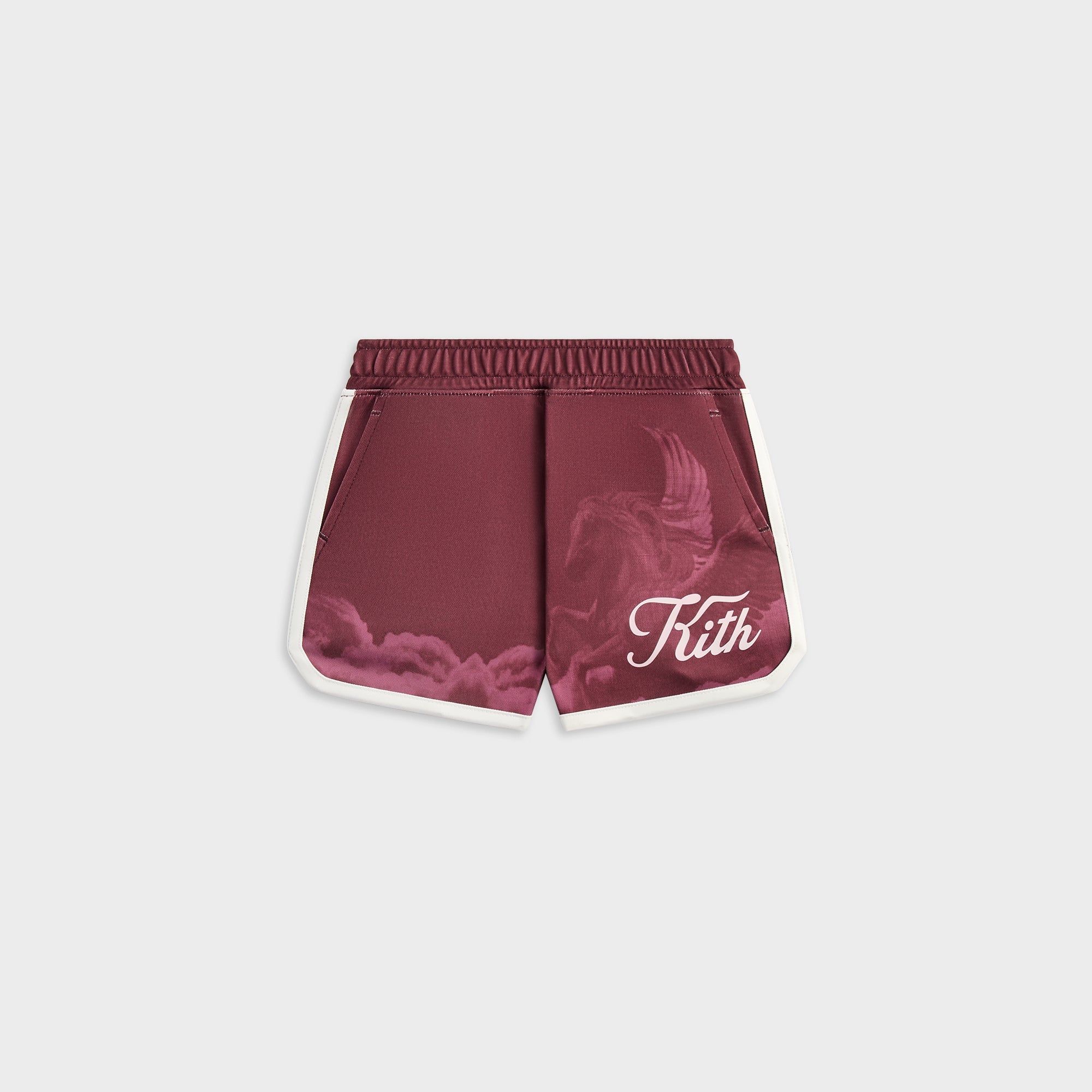 Kith Baby Printed Pegasus Jordan Soccer Short - Magma