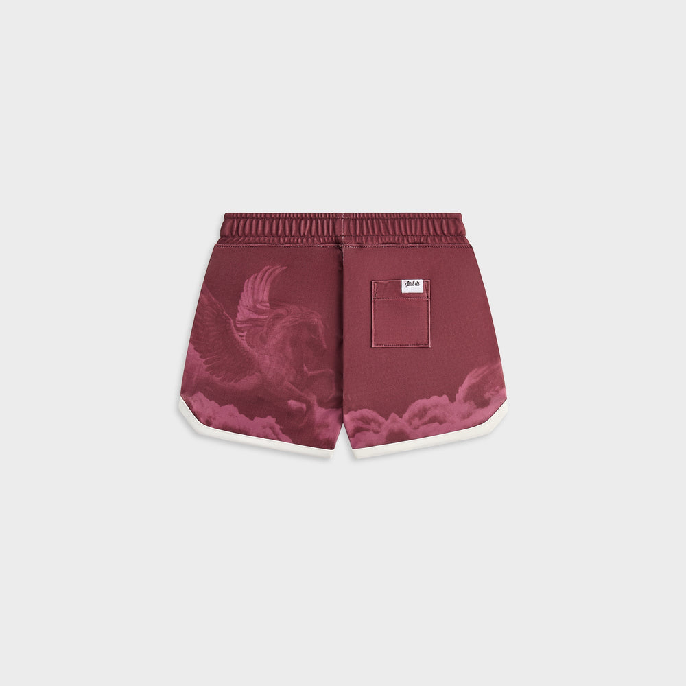 Kith Baby Printed Pegasus Jordan Soccer Short - Magma