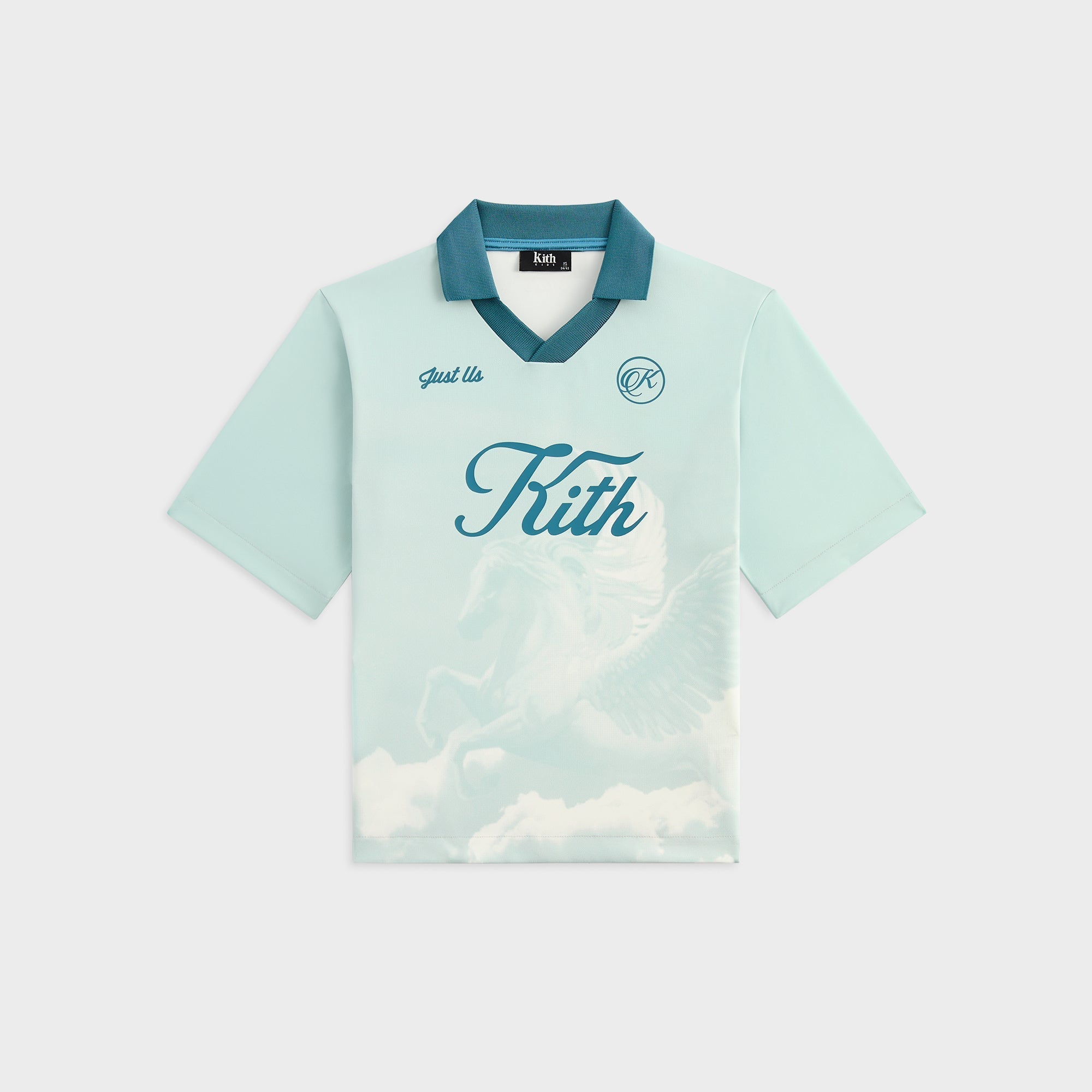 Kith Kids Printed Pegasus Soccer Top - Powder