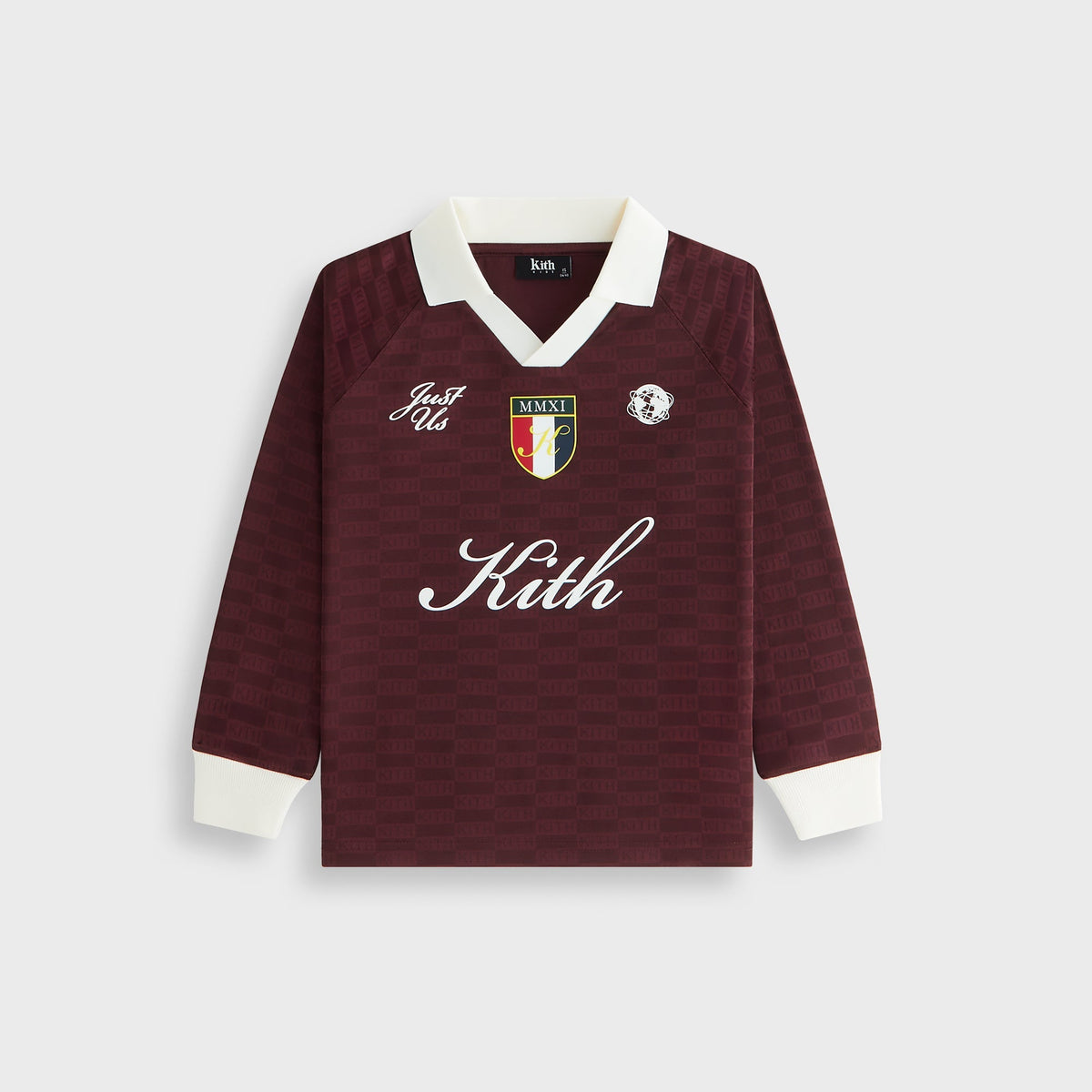 Kith Kids Long Sleeve Soccer Jersey Polo - Magma