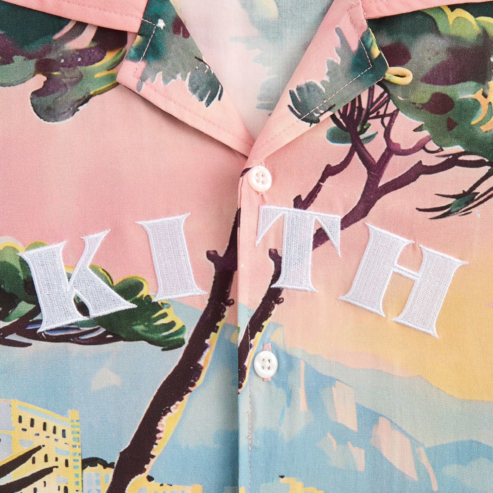 Kith Kids Scenic Villa Thompson Camp Shirt - Multi