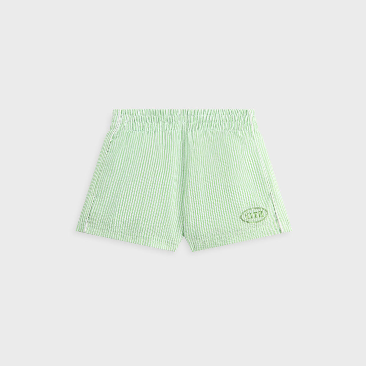 Kith Kids Seersucker Liam Short - Honeydew