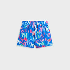 Kith Kids Kai Swim Trunk - Marina