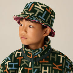 Kith Kids Polar Fleece Monogram Bucket Hat - Stadium