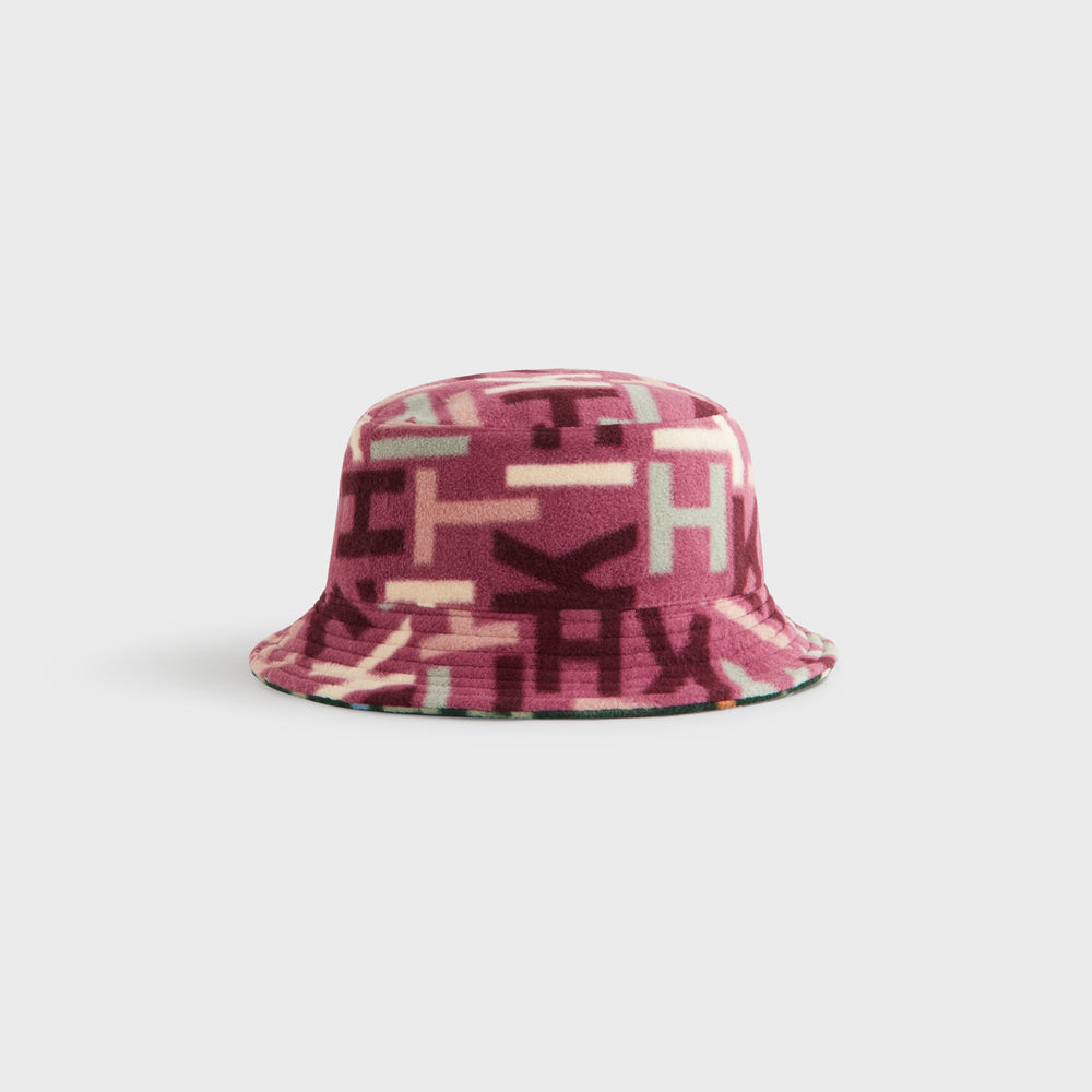 Kith Kids Polar Fleece Monogram Bucket Hat - Stadium