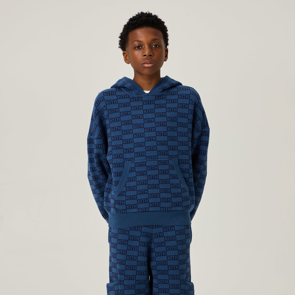 Kith Kids Monogram Hoodie Sweater - Border