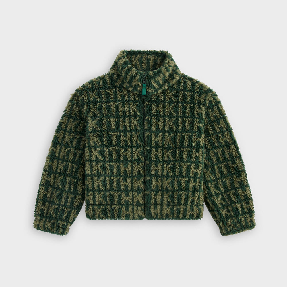 Kith Kids Monogram Sherpa Jacket - Stadium